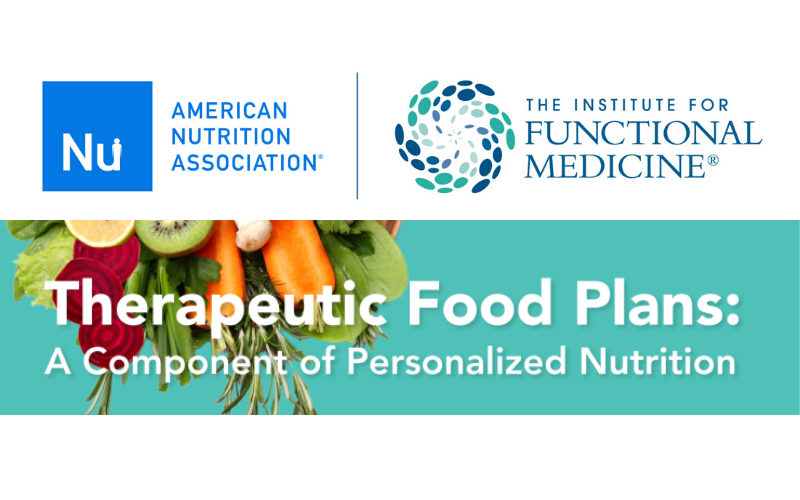 Therapeutic Food Plans: A Component of Personalized Nutrition Course Now Open